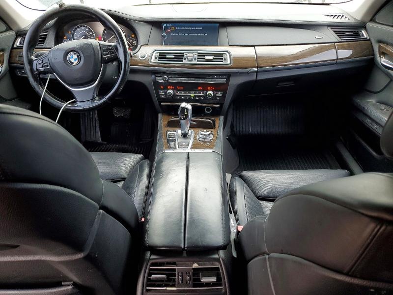 2009 BMW 7 series VIN WBAKA83509CY33950 COPART salvage auction — FRONT END, OK - CERTIFICATE OF TITLE, sold $100 on 2026-07-28 (photo 8)