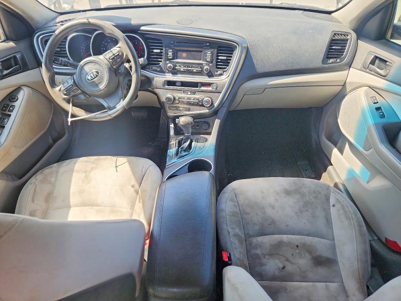 2015 Kia Optima VIN 5XXGM4A75FG351922 COPART salvage auction — FRONT END, TX - CERTIFICATE OF TITLE, sold $200 on 2026-07-27 (photo 8)