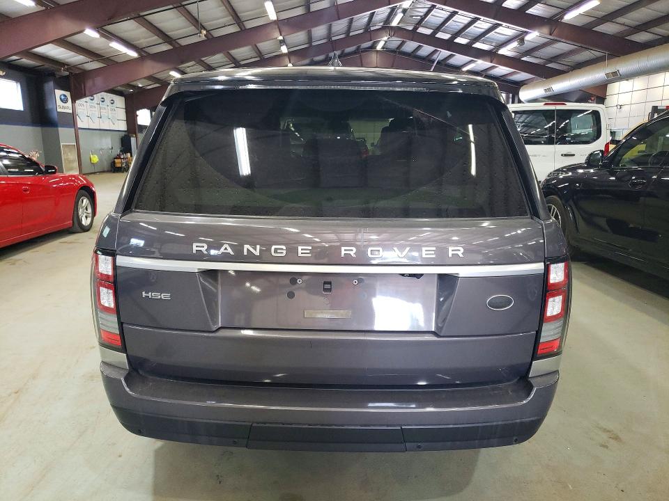 2017 Land rover RANGE ROVER VIN SALGS2FV4HA327684 COPART salvage auction — MINOR DENT/SCRATCHES, PA - CERT OF TITLE (P), sold $7,400 on 2026-07-30 (photo 6)