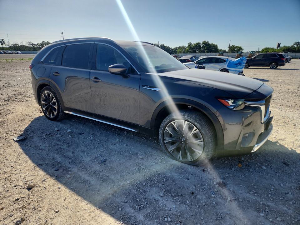 2024 Mazda Cx-90 VIN JM3KKDHA7R1152914 COPART salvage auction — FRONT END, Tx - Salvage Vehicle Title, sold $15,100 on 2026-07-16 (photo 4)