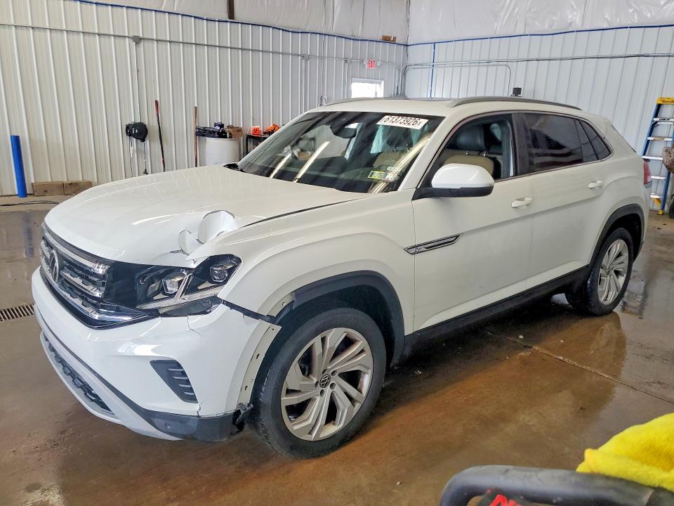 2021 Volkswagen Atlas VIN 1V2BC2CA9MC225455 COPART salvage auction — FRONT END, Wv - Dealer Only Clean Title (P), sold $8,900 on 2026-07-29 (photo 1)