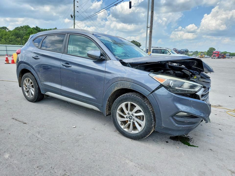 2017 Hyundai Tucson VIN KM8J3CA47HU350658 COPART salvage auction — FRONT END, Tn - Salvage Certificate, sold $650 on 2026-07-27 (photo 4)