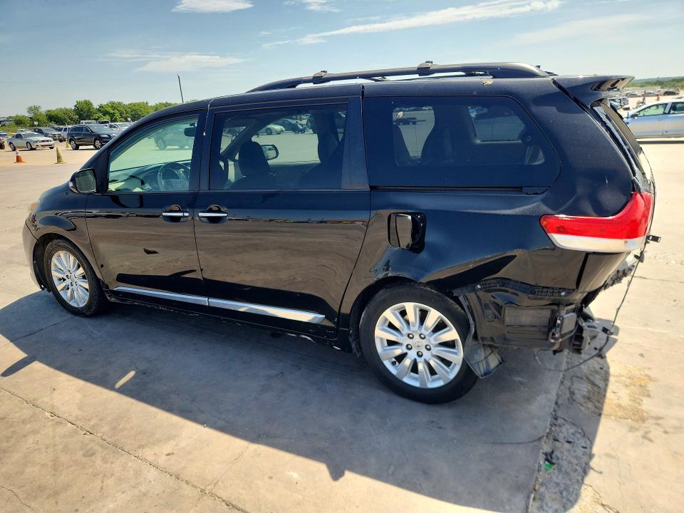 2014 Toyota Sienna VIN 5TDYK3DC3ES526243 COPART salvage auction — REAR END, Tx - Salvage Vehicle Title, sold $2,450 on 2026-07-15 (photo 2)