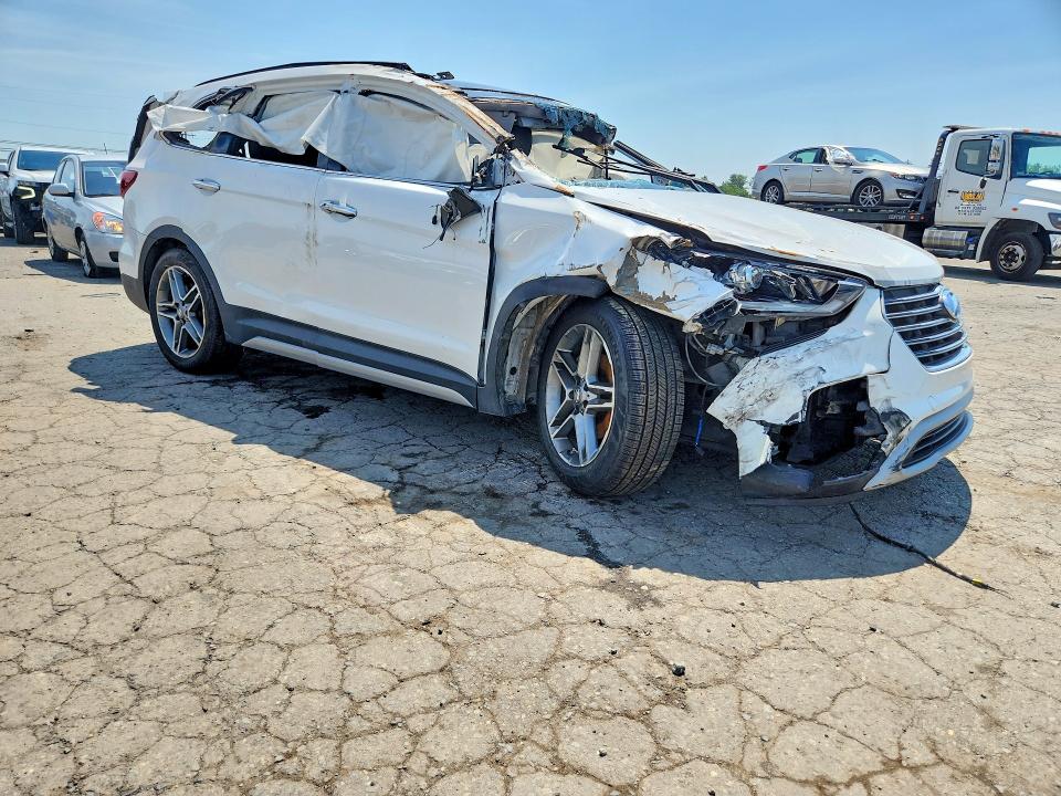 2017 Hyundai Santa fe VIN KM8SRDHF2HU167216 COPART salvage auction — FRONT END, Pa - Certificate Of Salvage, sold $175 on 2026-07-24 (photo 4)
