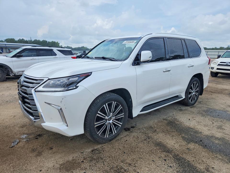 2021 Lexus Lx VIN JTJDY7AX4M4341623 COPART salvage auction — VANDALISM, NY - MV-907A SALVAGE CERTIFICATE, sold $54,000 on 2026-07-22 (photo 1)