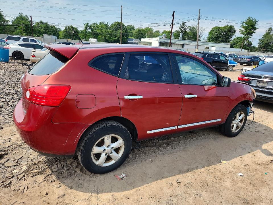 2013 Nissan Rogue VIN JN8AS5MV2DW125364 COPART salvage auction — FRONT END, Pa - Certificate Of Salvage, sold $550 on 2026-07-27 (photo 3)