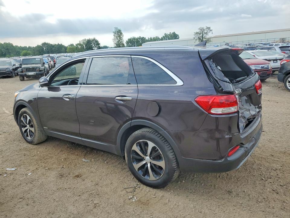 2017 Kia Sorento VIN 5XYPHDA12HG278829 COPART salvage auction — REAR END, Mi - Certificate Of Title, sold $400 on 2026-07-29 (photo 2)
