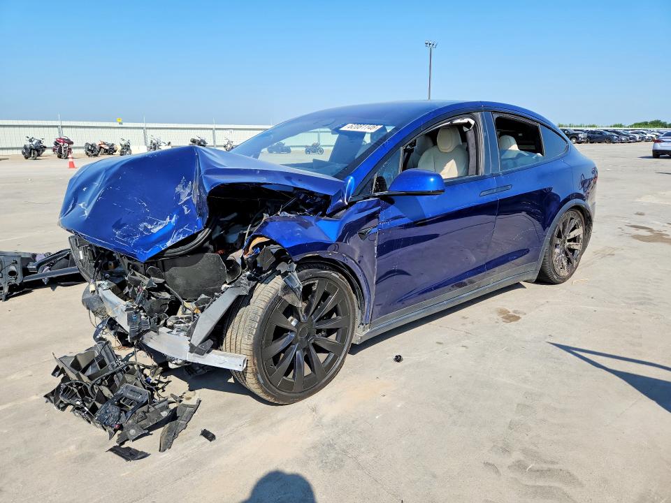 2022 Tesla Model x VIN 7SAXCAE55NF357962 — COPART salvage auction photo