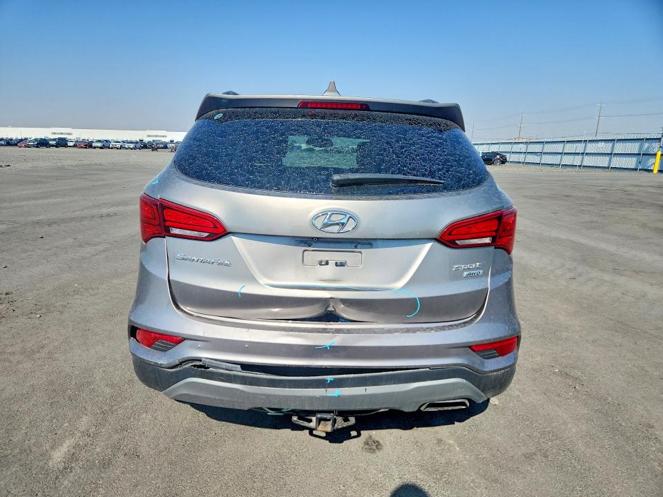 2017 Hyundai Santa fe VIN 5XYZUDLB5HG402120 COPART salvage auction — REAR END, Wa - Bill Of Sale, sold $2,450 on 2026-07-22 (photo 6)