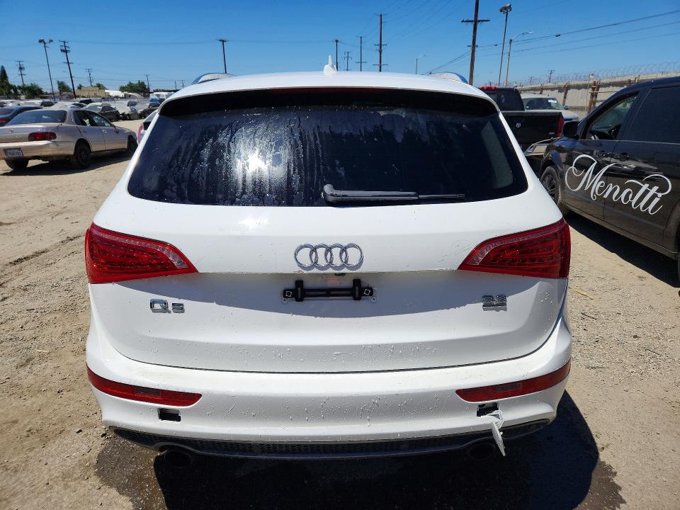 2012 Audi Q5 VIN WA1DKAFP9CA106851 COPART salvage auction — FRONT END, Ca - Dis/Dlr/Exp App For Dup Salvag, sold $850 on 2026-07-27 (photo 6)