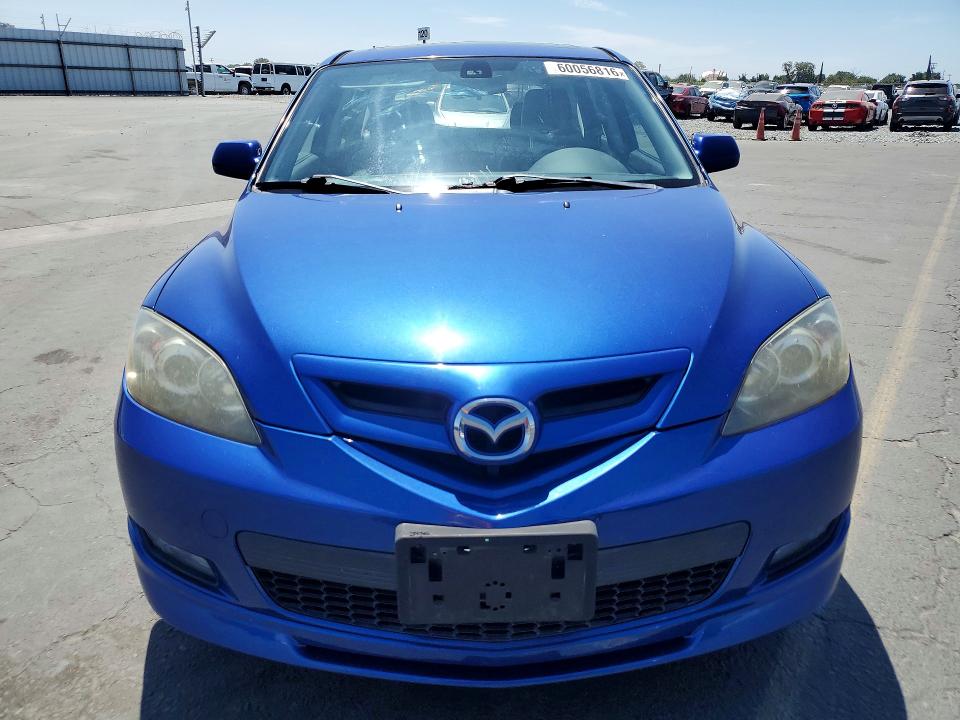 2007 Mazda 3 VIN JM1BK343371739831 COPART salvage auction — REAR END, Ca - Salvage Certificate, sold $950 on 2026-07-27 (photo 5)