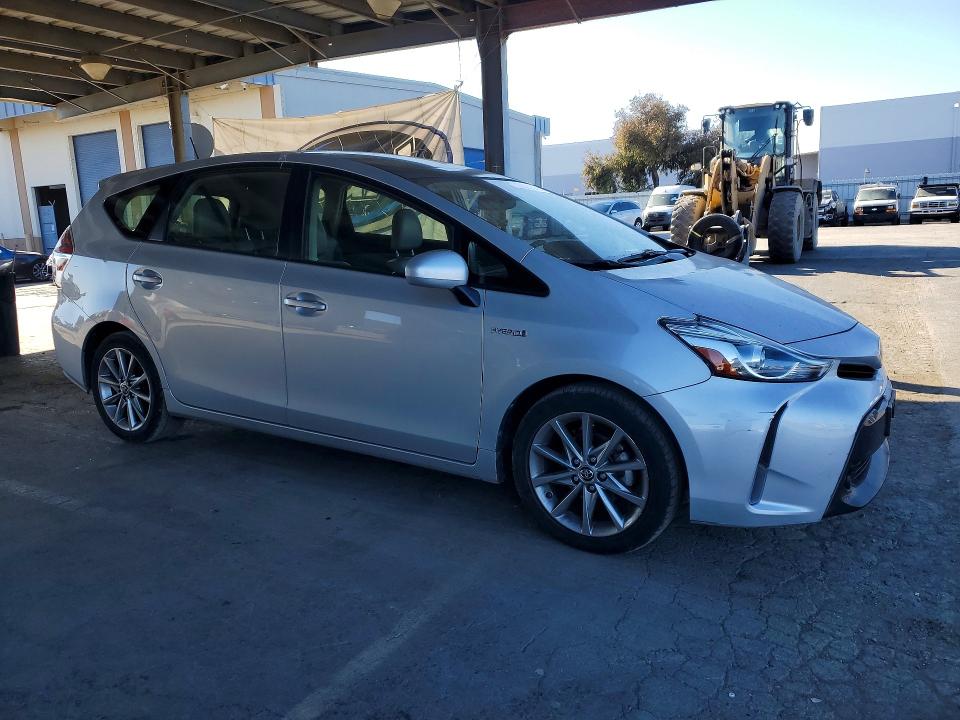 2017 Toyota Prius v VIN JTDZN3EU0HJ055866 COPART salvage auction — VANDALISM, CA - DIS/DLR/EXP ONLY CLEAN TITLE, sold $3,500 on 2026-07-21 (photo 4)