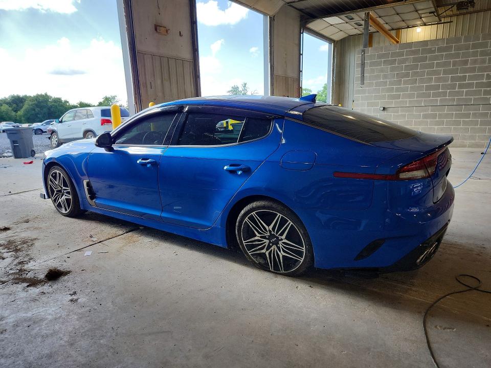 2022 Kia Stinger VIN KNAE45LC4N6110063 COPART salvage auction — SIDE, Mo - Salvage Certificate Of Title, sold $90 on 2026-08-25 (photo 2)