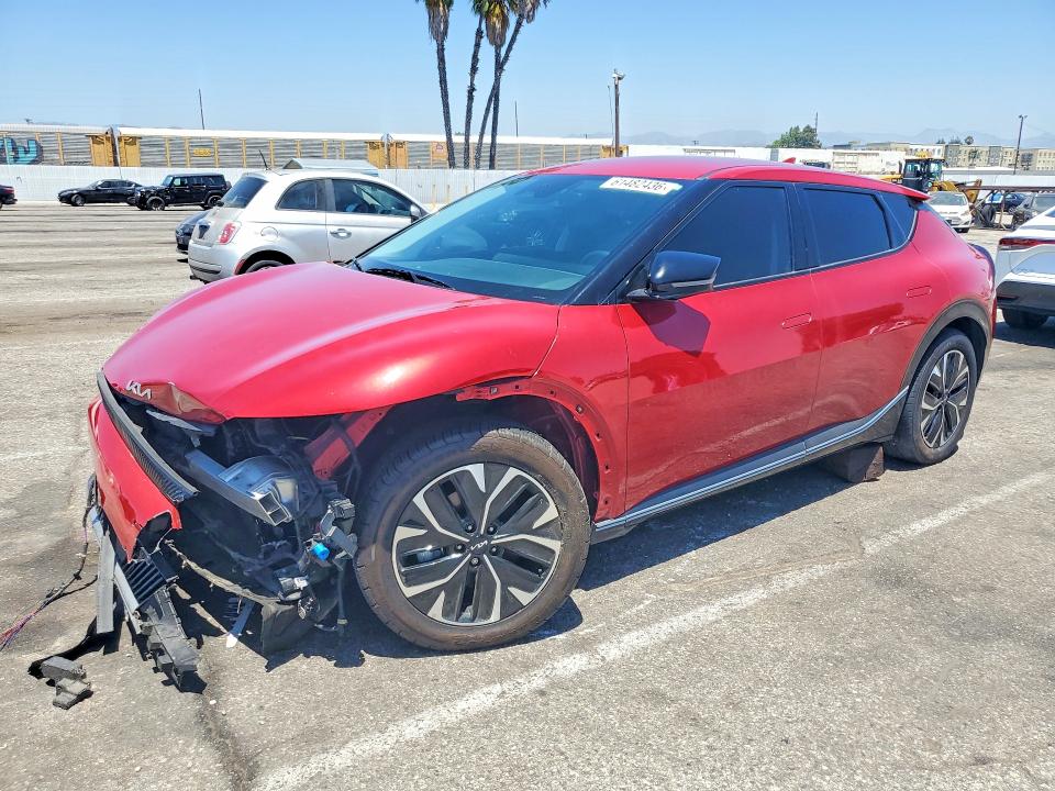 2022 Kia Ev6 VIN KNDC34LA9N5078383 COPART salvage auction — FRONT END, Ca - Dis/Dlr/Exp Clean W/Salv Hist, sold $5,400 on 2026-07-28 (photo 1)