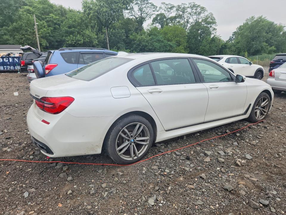 2019 BMW 7er VIN WBA7F2C55KB240004 COPART salvage auction — MECHANICAL, Ny - Mv-907A Salvage Certificate, sold $7,100 on 2026-08-06 (photo 3)
