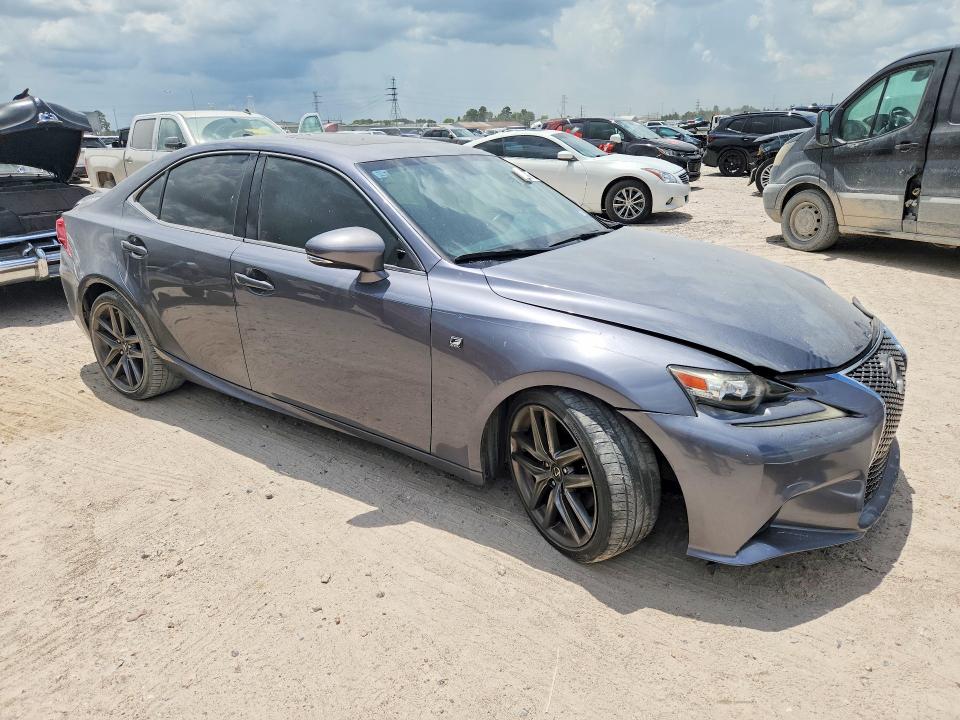 2014 Lexus Is VIN JTHBF1D24E5028756 COPART salvage auction — FRONT END, TX - SALVAGE VEHICLE TITLE, sold $3,600 on 2026-07-21 (photo 4)