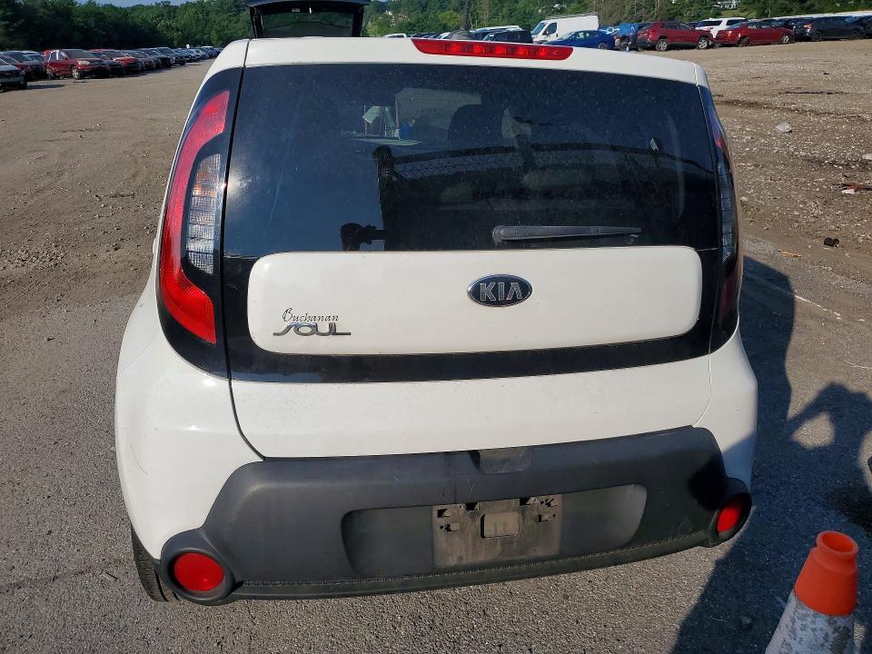 2014 Kia Soul VIN KNDJN2A27E7002747 COPART salvage auction — FRONT END, Md - Cert Of Salvage > 75% Damage, sold $350 on 2026-07-27 (photo 6)