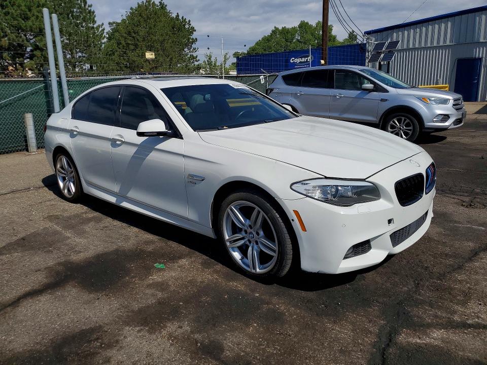 2012 BMW 5er VIN WBAFU9C54CDY70046 COPART salvage auction — MECHANICAL, Co - Rebuilt Salvage - Dealer Only, sold $750 on 2026-09-15 (photo 4)