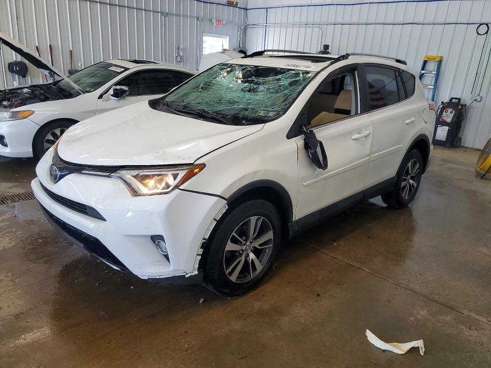 2017 Toyota Rav 4 VIN JTMRFREV5HJ144728 COPART salvage auction — ROLLOVER, Pa - Certificate Of Salvage, sold $525 on 2026-07-29 (photo 1)