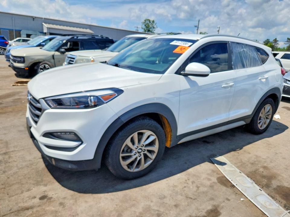 2017 Hyundai Tucson VIN KM8J3CA42HU552453 COPART salvage auction — VANDALISM, Ct - Cert Of Title-Salvage, sold $3,150 on 2026-07-31 (photo 1)