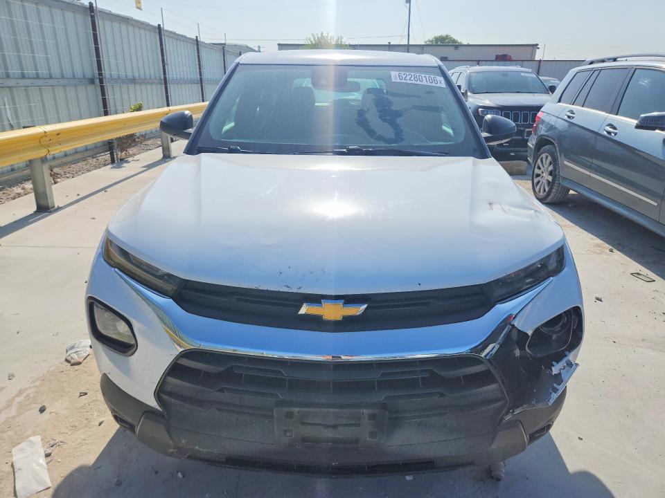 2022 Chevrolet Trailblazer VIN KL79MMS25NB101576 COPART salvage auction — FRONT END, Tx - Certificate Of Title (P), sold $2,450 on 2026-07-31 (photo 5)