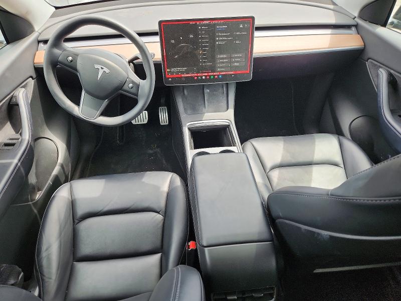 2022 Tesla Model y VIN 7SAYGDEF8NF347476 COPART salvage auction — FRONT END, WA - BILL OF SALE, sold $14,700 on 2026-07-10 (photo 8)