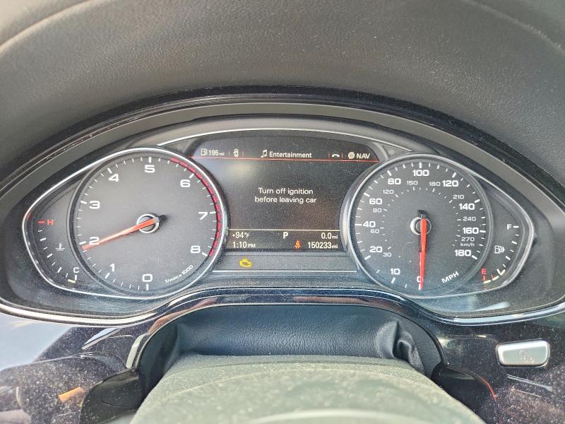 2014 Audi A8 VIN WAUR2AFD7EN006791 COPART salvage auction — FRONT END, Ok - Certificate Of Title, sold $625 on 2026-07-22 (photo 9)