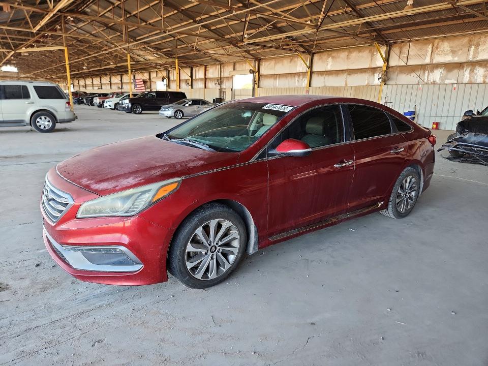 2016 Hyundai Sonata VIN 5NPE34AF1GH419821 COPART salvage auction — MECHANICAL, Az - Certificate Of Title, sold $1,200 on 2026-07-29 (photo 1)