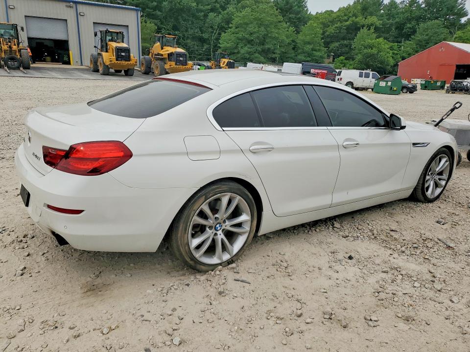 2014 BMW 6er VIN WBA6B8C56ED452655 COPART salvage auction — FRONT END, Ma - Cert Of Title-Reconstrctd Coll, sold $1,800 on 2026-08-20 (photo 3)