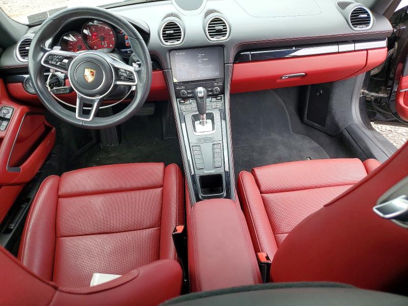 2021 Porsche Cayman VIN WP0AA2A80MS260491 COPART salvage auction — ALL OVER, PA - CERTIFICATE OF SALVAGE, sold $29,250 on 2026-08-17 (photo 8)