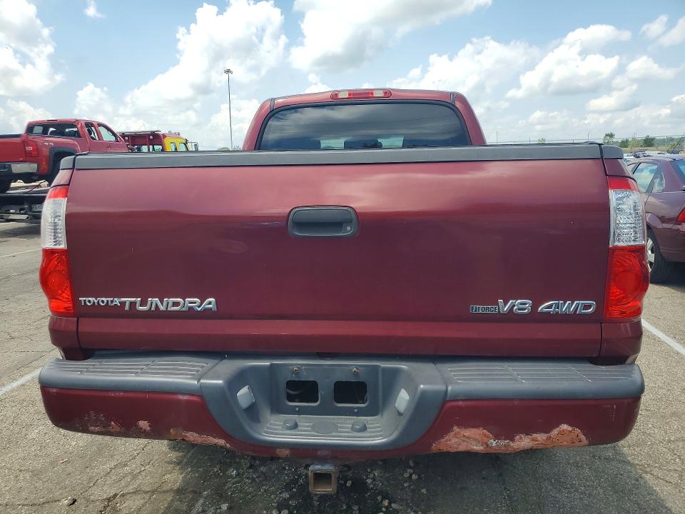 2006 Toyota Tundra VIN 5TBDT48176S544538 COPART salvage auction — UNDERCARRIAGE, Oh - Certificate Of Title, sold $2,200 on 2026-07-20 (photo 6)