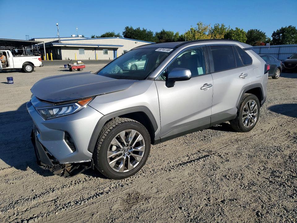 2019 Toyota Rav4 VIN 2T3C1RFV7KC020327 COPART salvage auction — FRONT END, Ca - Salvage Certificate, sold $8,000 on 2026-08-20 (photo 1)