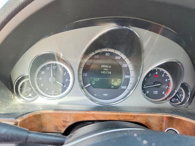 2010 Mercedes-benz E-klasse VIN WDDHF5GB5AA162178 COPART salvage auction — REAR END, Fl - Cert Of Title Slvg Rebuildable, sold $35 on 2026-07-21 (photo 9)
