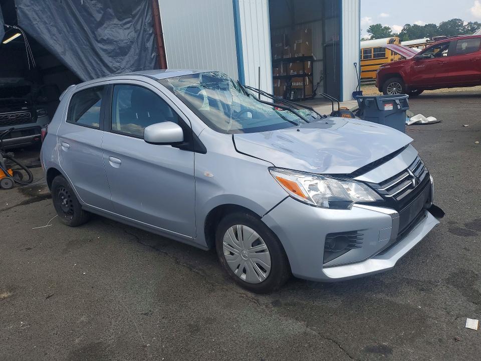 2024 Mitsubishi Mirage VIN ML32AUHJ3RH016964 COPART salvage auction — FRONT END, Fl - Certificate Of Destruction (P), sold $150 on 2026-07-27 (photo 4)