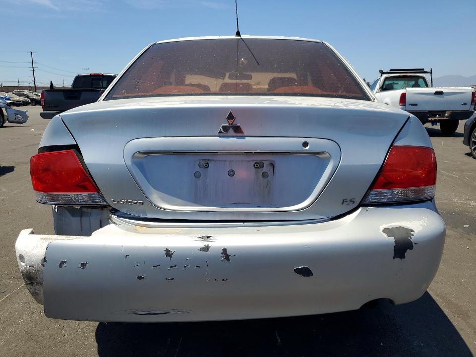 2005 Mitsubishi Lancer VIN JA3AJ26E35U014084 COPART salvage auction — REAR END, CA - SALVAGE CERTIFICATE, sold $275 on 2026-07-27 (photo 6)