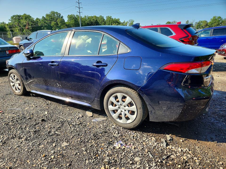 2020 Toyota Corolla VIN JTDEPRAE2LJ064605 COPART salvage auction — FRONT END, Md - Cert Of Salvage > 75% Damage, sold $300 on 2026-07-28 (photo 2)