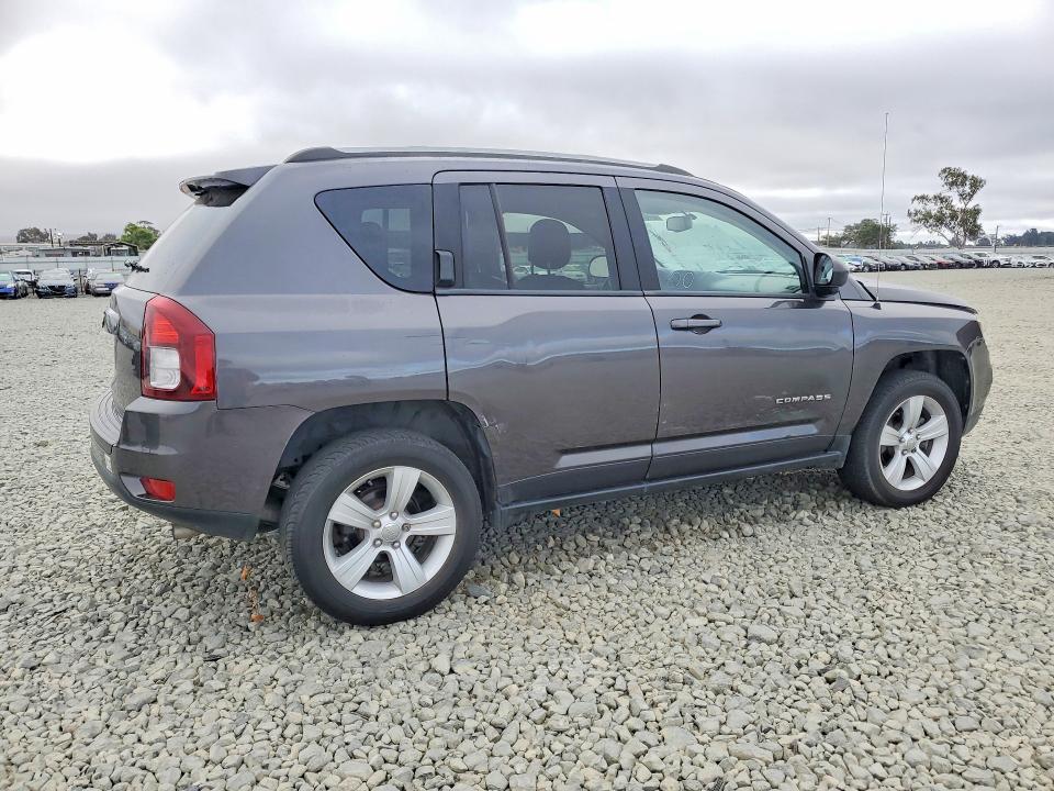 2016 Jeep Compass VIN 1C4NJDBB9GD506261 COPART salvage auction — SIDE, Ca - Salvage Certificate, sold $600 on 2026-07-30 (photo 3)