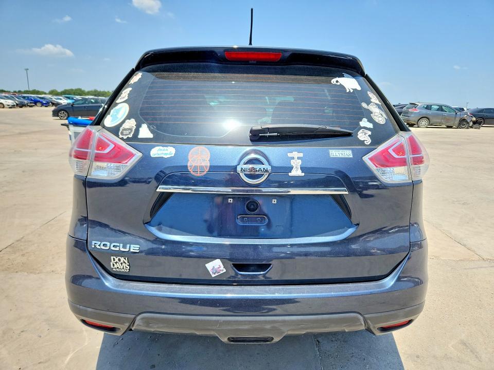 2015 Nissan Rogue VIN KNMAT2MT5FP586898 COPART salvage auction — FRONT END, Tx - Certificate Of Title (P), sold $1,450 on 2026-07-30 (photo 6)