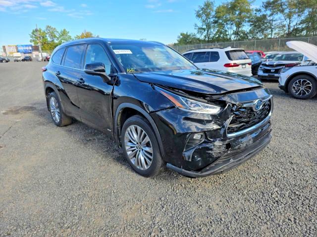 2023 Toyota Highlander VIN 5TDEBRCHXPS571959 COPART salvage auction — FRONT END, Nj - Cert Of Title-Salvage, sold $23,000 on 2026-07-17 (photo 3)