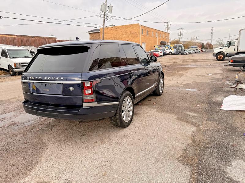 2016 Land rover RANGE ROVER VIN SALGS2VF5GA263311 COPART salvage auction — MINOR DENT/SCRATCHES, In - Cert Of Title - Rebuilt Vehicl (P), sold $7,900 on 2026-07-29 (photo 4)