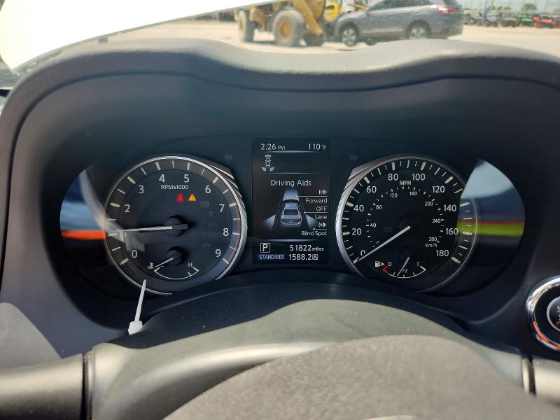 2022 Infiniti Q50 VIN JN1EV7CP4NM310549 COPART salvage auction — MINOR DENT/SCRATCHES, Ok - Cert Of Title-Salvage, sold $9,800 on 2026-09-04 (photo 9)