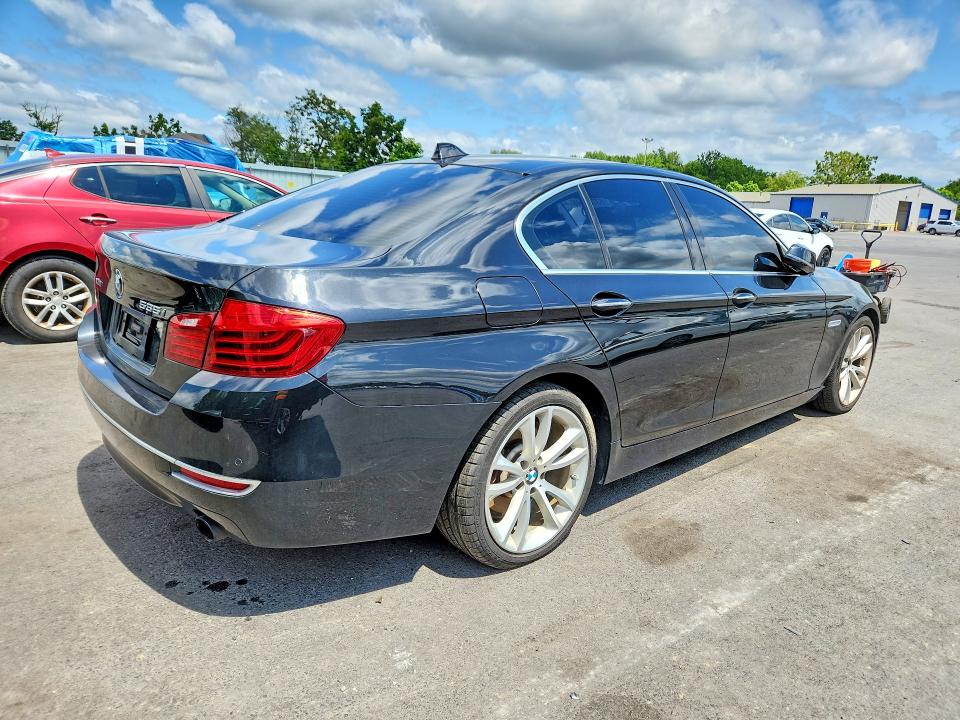 2014 BMW 5er VIN WBA5B3C59ED532319 COPART salvage auction — NORMAL WEAR, Nj - Certificate Of Title, sold $1,650 on 2026-08-06 (photo 3)