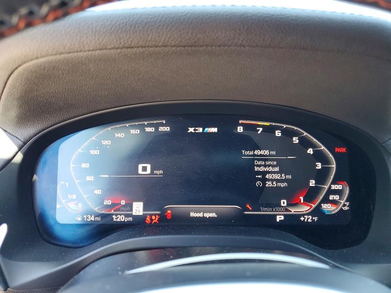 2021 BMW X3 VIN 5YMTS0C04M9F29207 COPART salvage auction — FRONT END, Wa - Bill Of Sale, sold $25,750 on 2026-07-20 (photo 9)