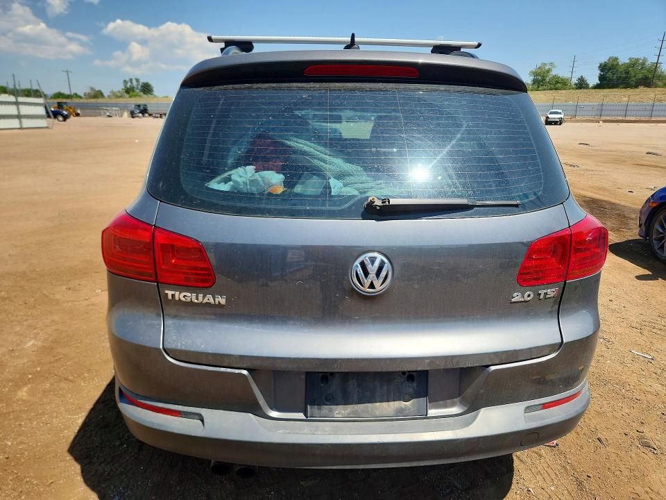 2015 Volkswagen Tiguan VIN WVGAV7AX5FW599098 COPART salvage auction — FRONT END, Co - Salvage Title, sold $775 on 2026-08-19 (photo 6)