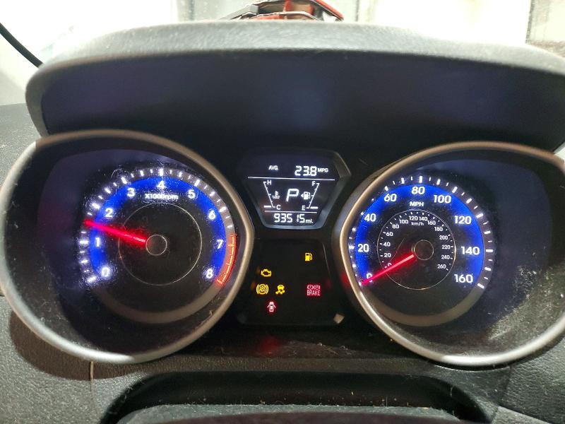 2015 Hyundai Elantra VIN KMHDH4AH9FU233233 COPART salvage auction — FRONT END, Ny - Mv-907A Salvage Certificate, sold $1,300 on 2026-07-20 (photo 9)