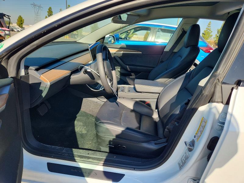 2023 Tesla Model 3 VIN 5YJ3E1EA3PF555543 COPART salvage auction — FRONT END, Ca - Salvage Certificate, sold $6,200 on 2026-07-16 (photo 7)