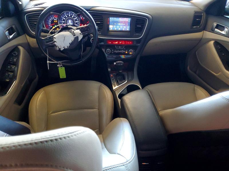 2015 Kia Optima VIN 5XXGN4A7XFG455237 COPART salvage auction — FRONT END, CA - SALVAGE CERTIFICATE, sold $825 on 2026-07-23 (photo 8)