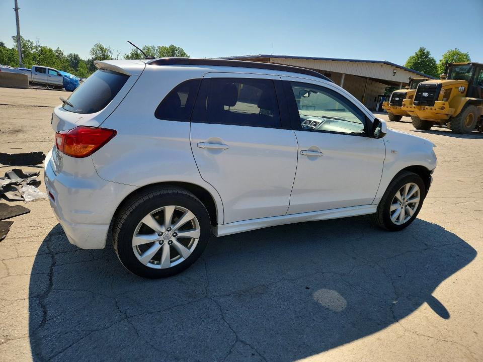 2012 Mitsubishi Outlander VIN JA4AR4AU6CZ000856 COPART salvage auction — FRONT END, Ny - Mv-907A Salvage Certificate, sold $1,200 on 2026-07-16 (photo 3)
