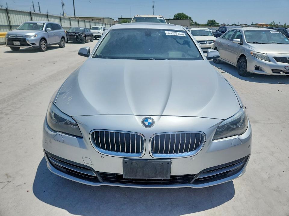 2014 BMW 5er VIN WBA5A7C55ED619645 COPART salvage auction — FRONT END, Tx - Salvage Vehicle Title, sold $2,600 on 2026-08-21 (photo 5)