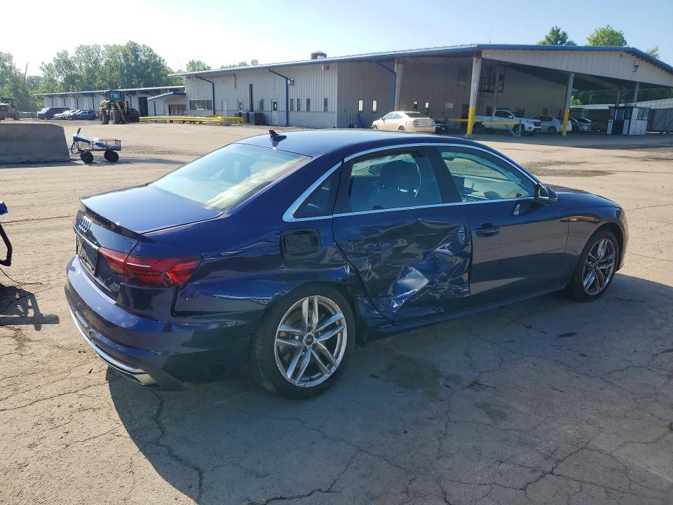 2021 Audi A4 VIN WAUEAAF41MN005863 COPART salvage auction — SIDE, Ny - Mv-907A Salvage Certificate, sold $400 on 2026-07-21 (photo 3)